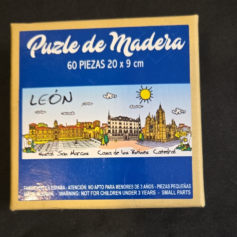 60 Piece Mini Puzzle Of León Spain